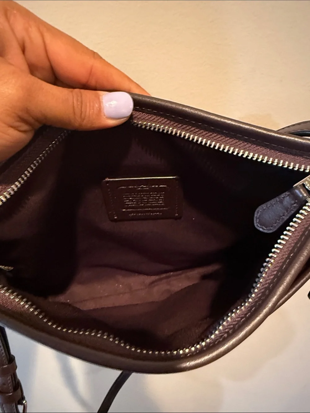 Coach Red & Black Camo Crossbody Bag